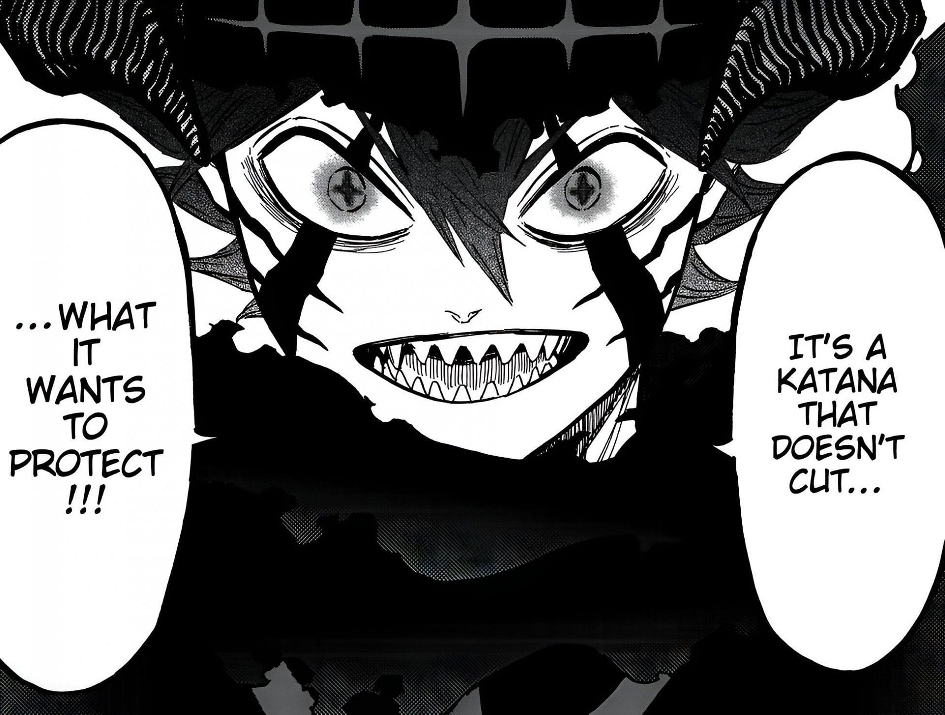 Asta as seen in the manga (Image via Shueisha)