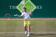 Diego Schwartzman in action at the Boodles Tennis Tournament at Stoke Park (Picture: Getty)
