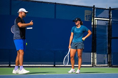 Swiatek at the Cincinnati Open 2024 - Day 3 - Source: Getty