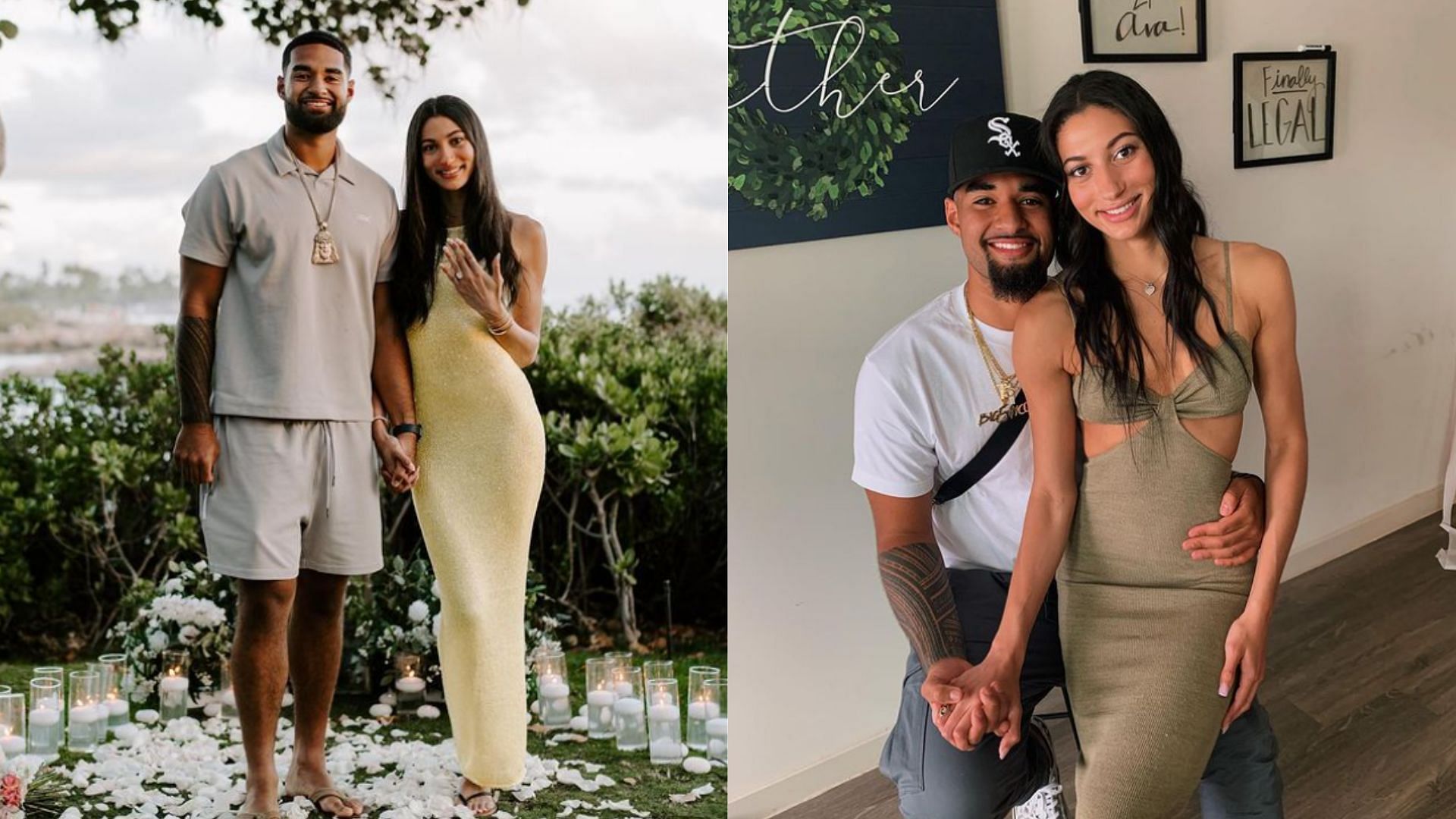 3 times FSU QB DJ Uiagalelei and fiancée Ava Pritchard shared love