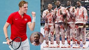 "Canada who?" - Denis Shapovalov takes sly dig at Noah Lyles as he celebrates Canada's 4x100m relay gold win at Paris Olympics 2024