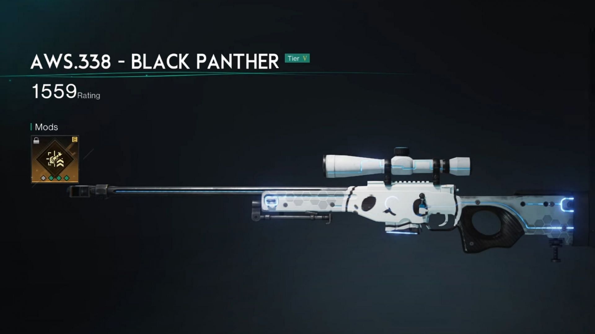 The Black Panther is a Sniper Rifle with a very uncommon effect (Image via Starry Studio || YouTube@Talion Joga)