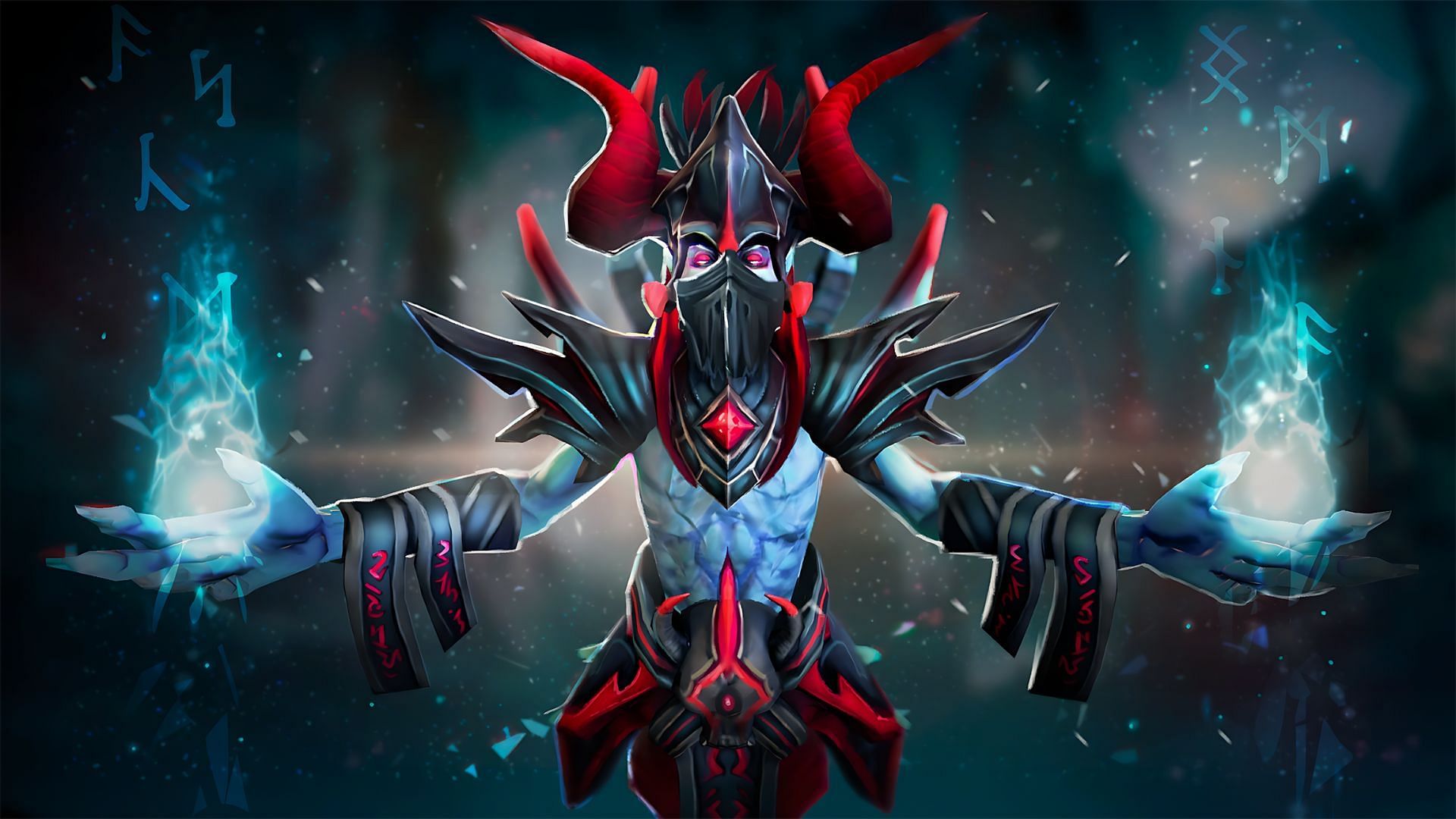 Lich&#039;s Sorcerer of the Black Pool set (Image via Valve)