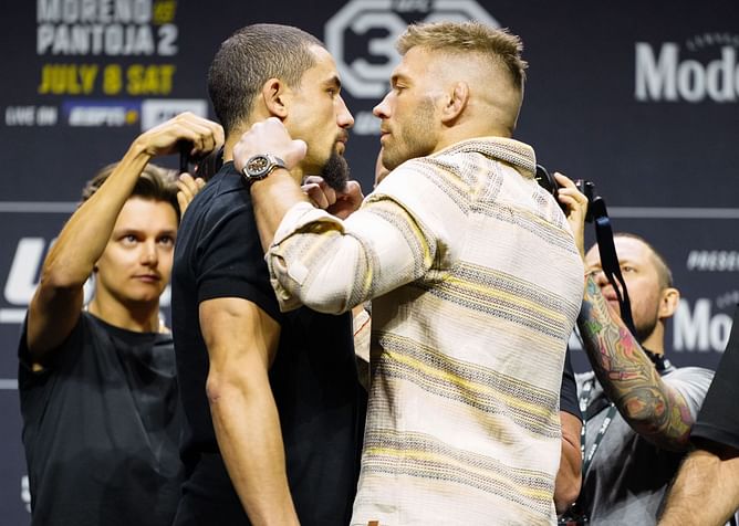 Dricus du Plessis hails Robert Whittaker as his "favorite fighter," says he has "understanding for the game"