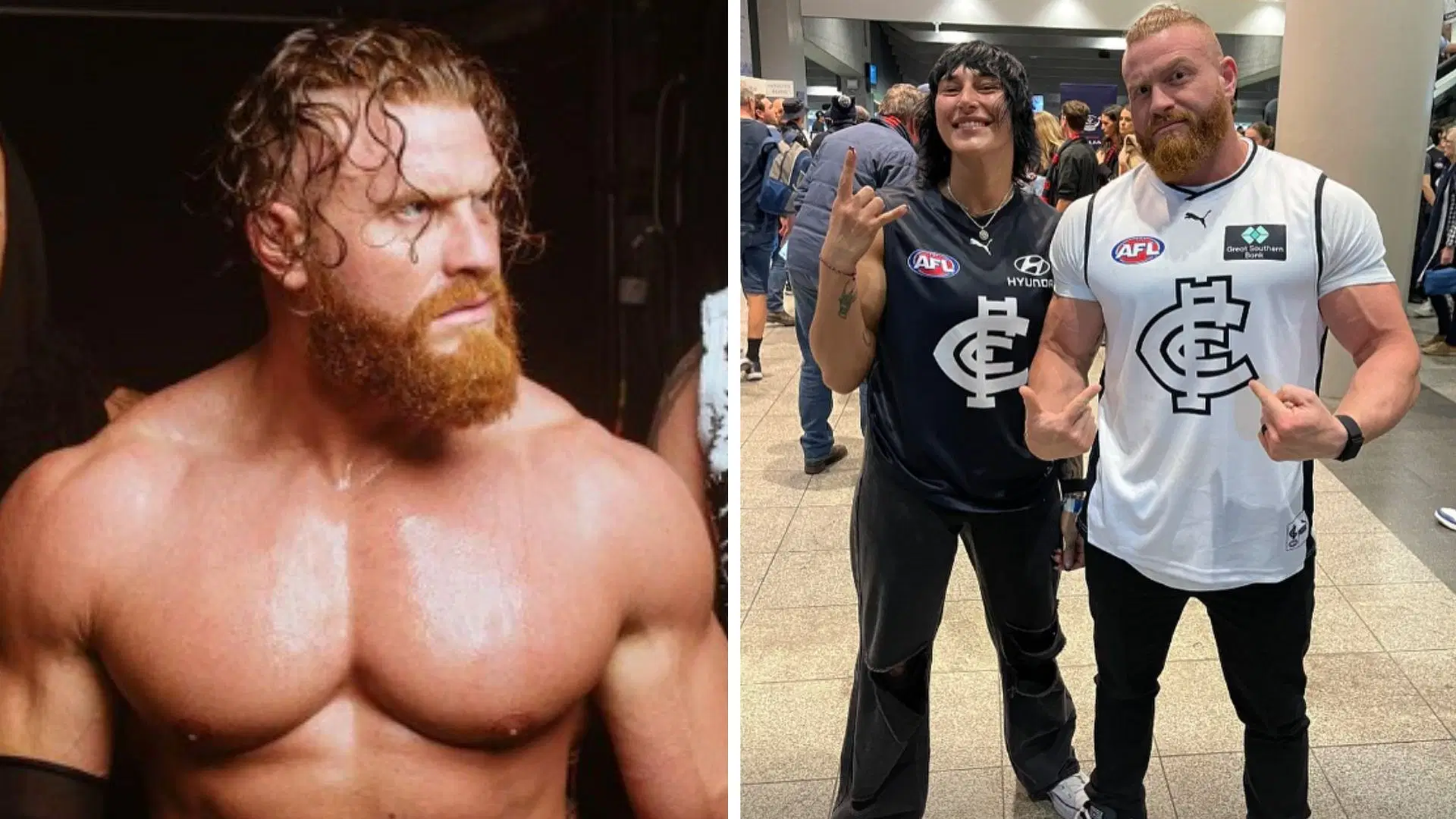 Rhea Ripley and Buddy Matthews are a real-life couple [Image credits: Matthews