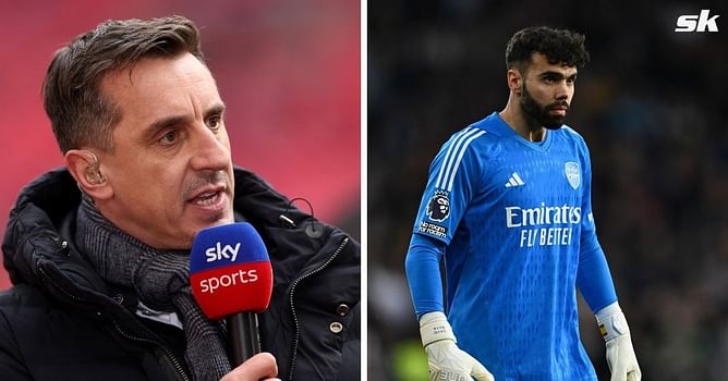 “He comes from nowhere” - Gary Neville delivers verdict on incredible save from David Raya to deny Ollie Watkins as Arsenal beat Aston Villa