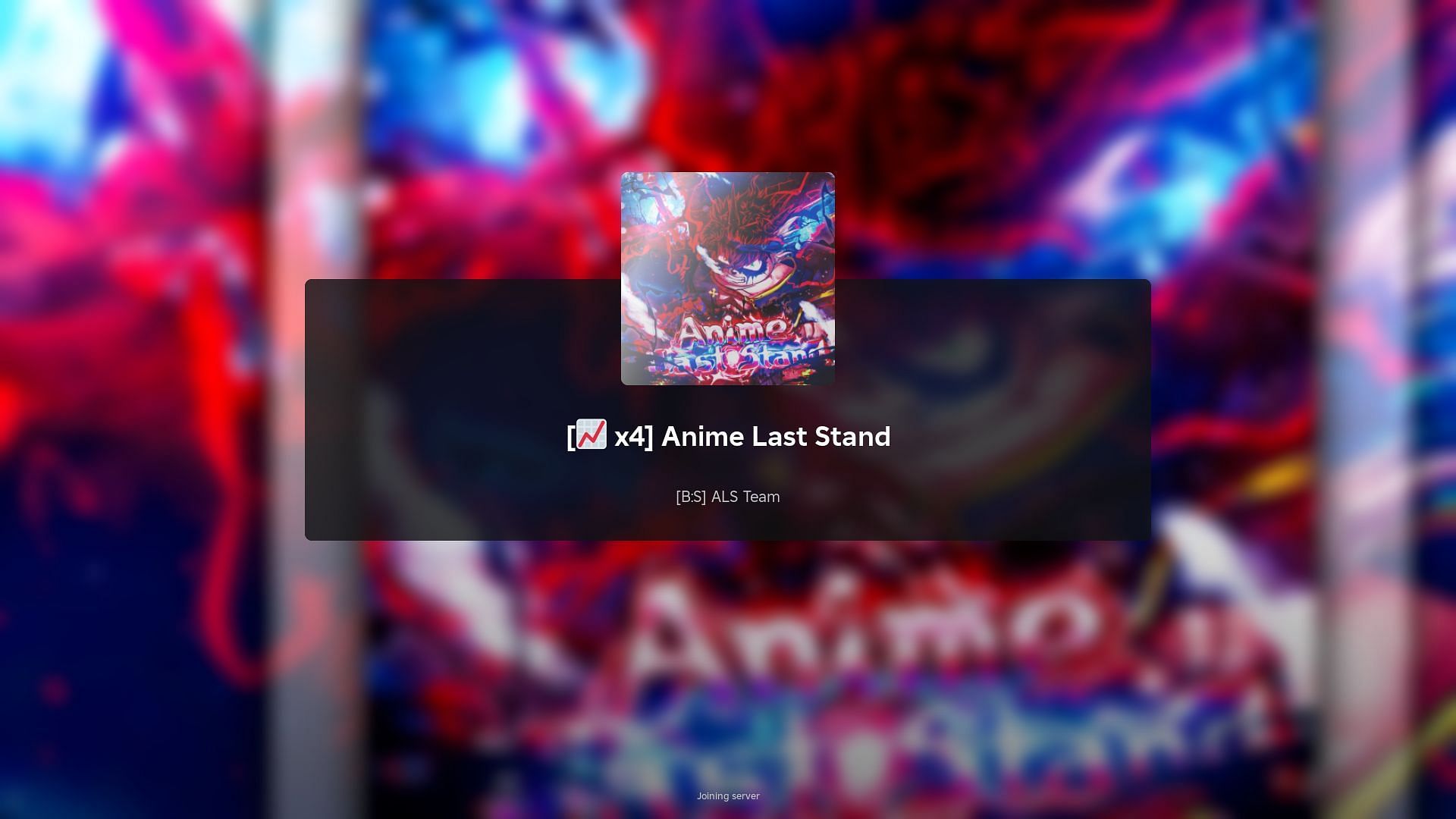 Roblox Anime Last Stand