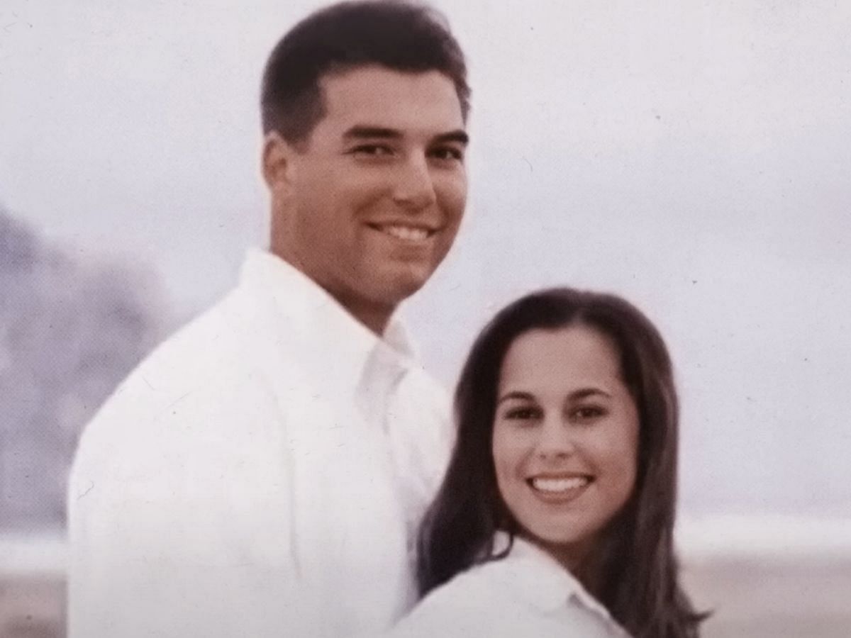 Laci Peterson and Scott Peterson (Image via Youtube / Netflix)