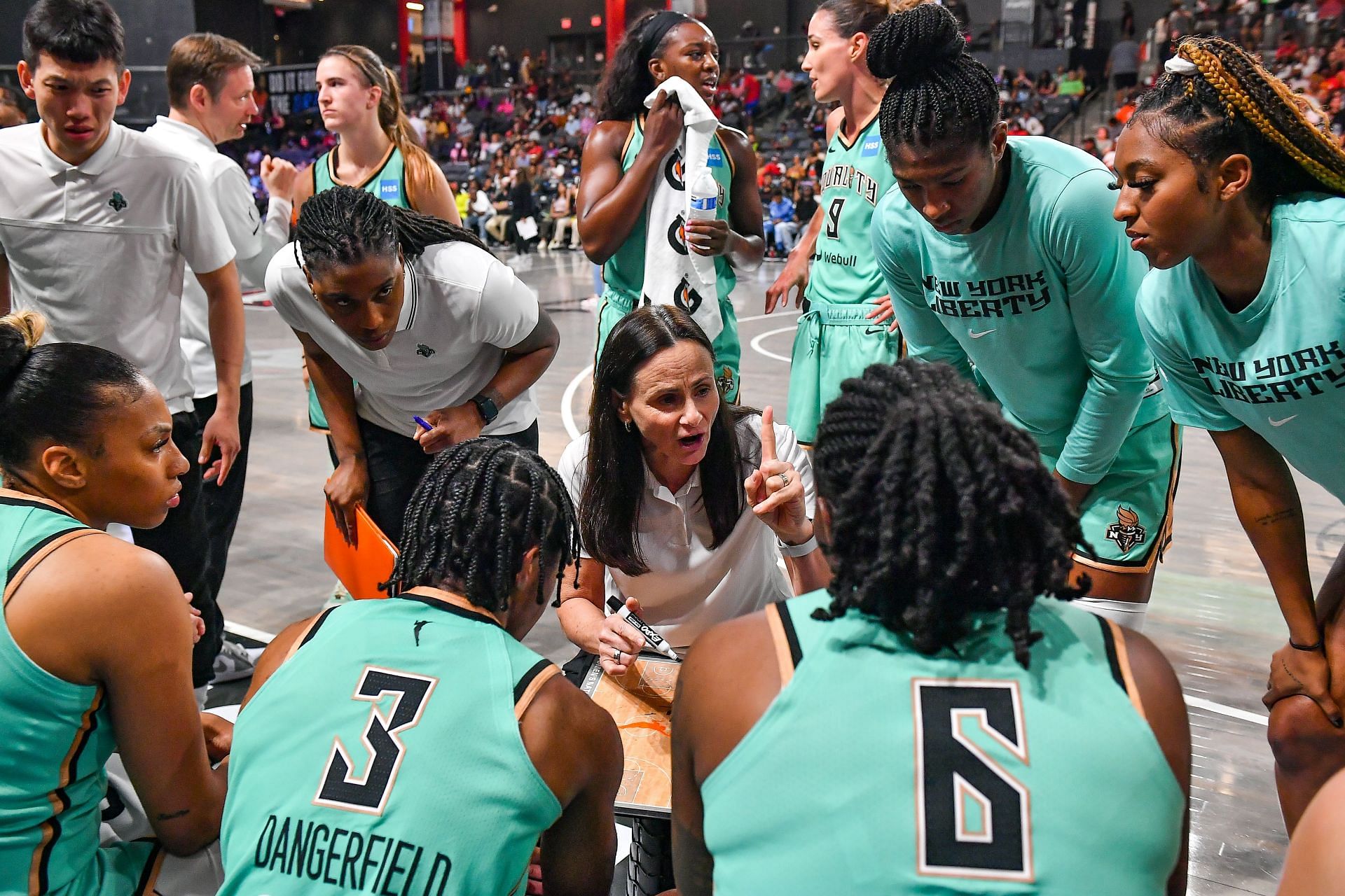 WNBA: AUG 12 New York Liberty at Atlanta Dream - Source: Getty