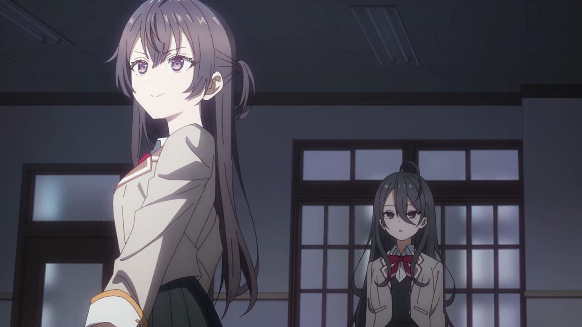 Yuki and Ayano in Alya Sometimes Hides Her Feelings in Russian episode 7 (Image via Doga Kobo)