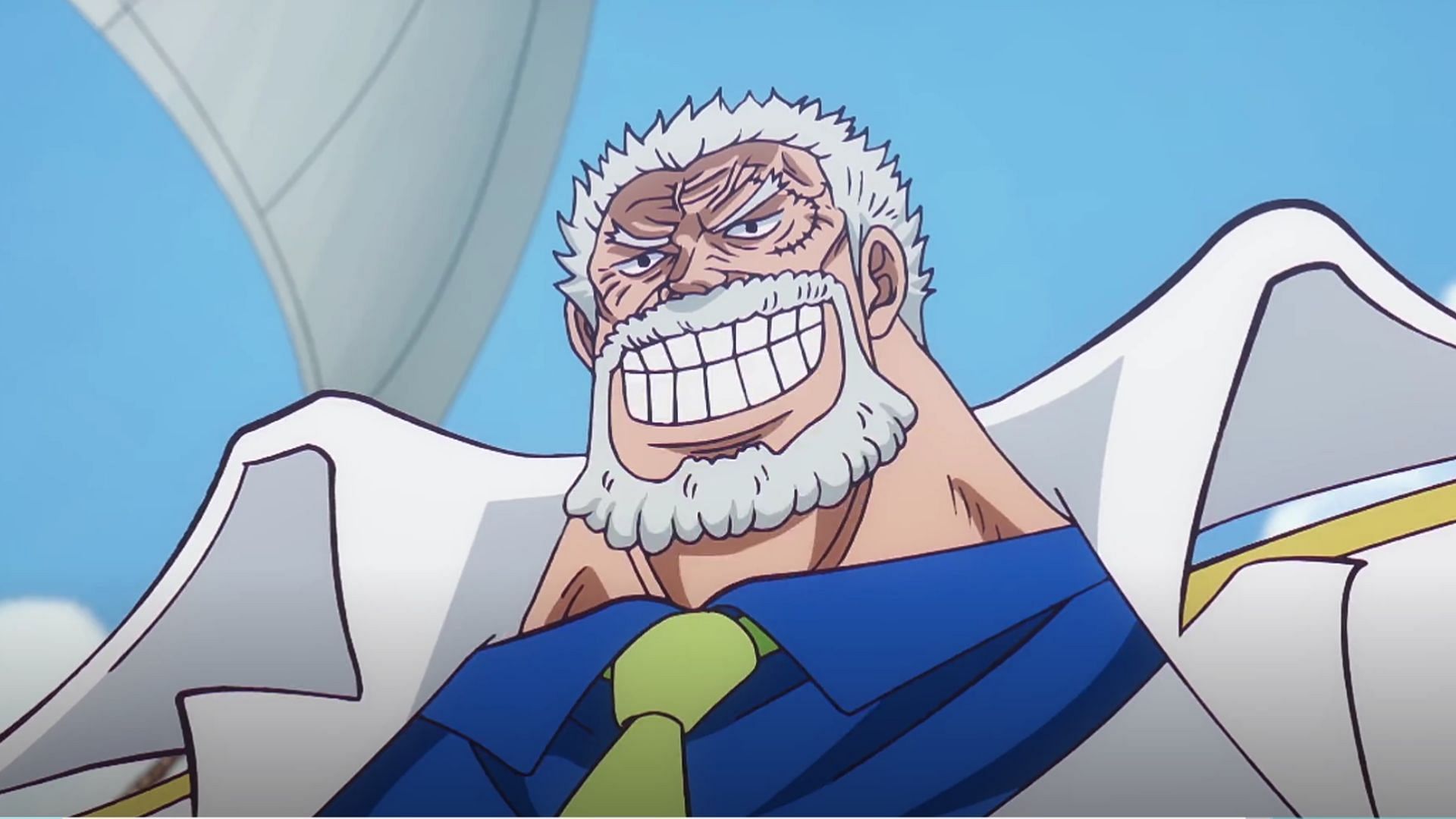 Garp as seen in the One Piece anime (Image via Toei Animation)