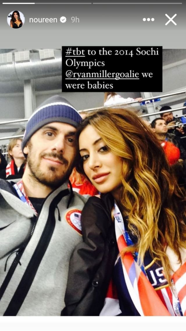 "We were babies" ExSabre Ryan Miller's wife Noureen DeWulf shares