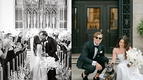 In Photos: Charlie McAvoy's wife Kiley shares memorable wedding moments as couple celebrates their first anniversary