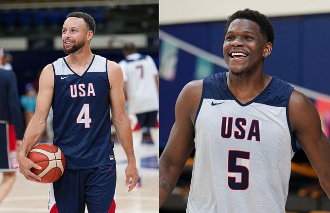 Watch: Steph Curry and Anthony Edwards link up for meet & greet with USA Table Tennis team