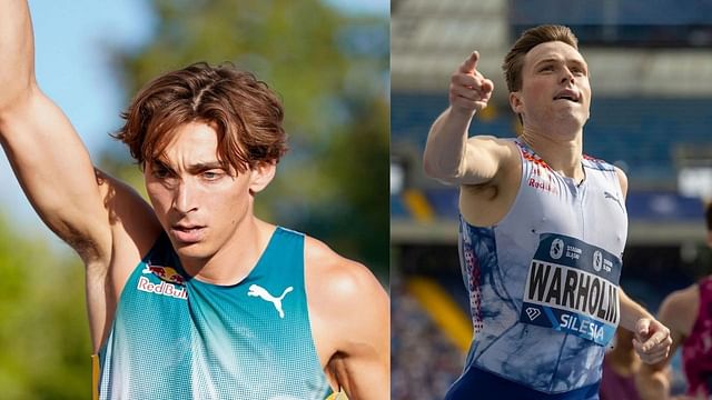 Mondo Duplantis and Karsten Warholm (Images via: Getty)