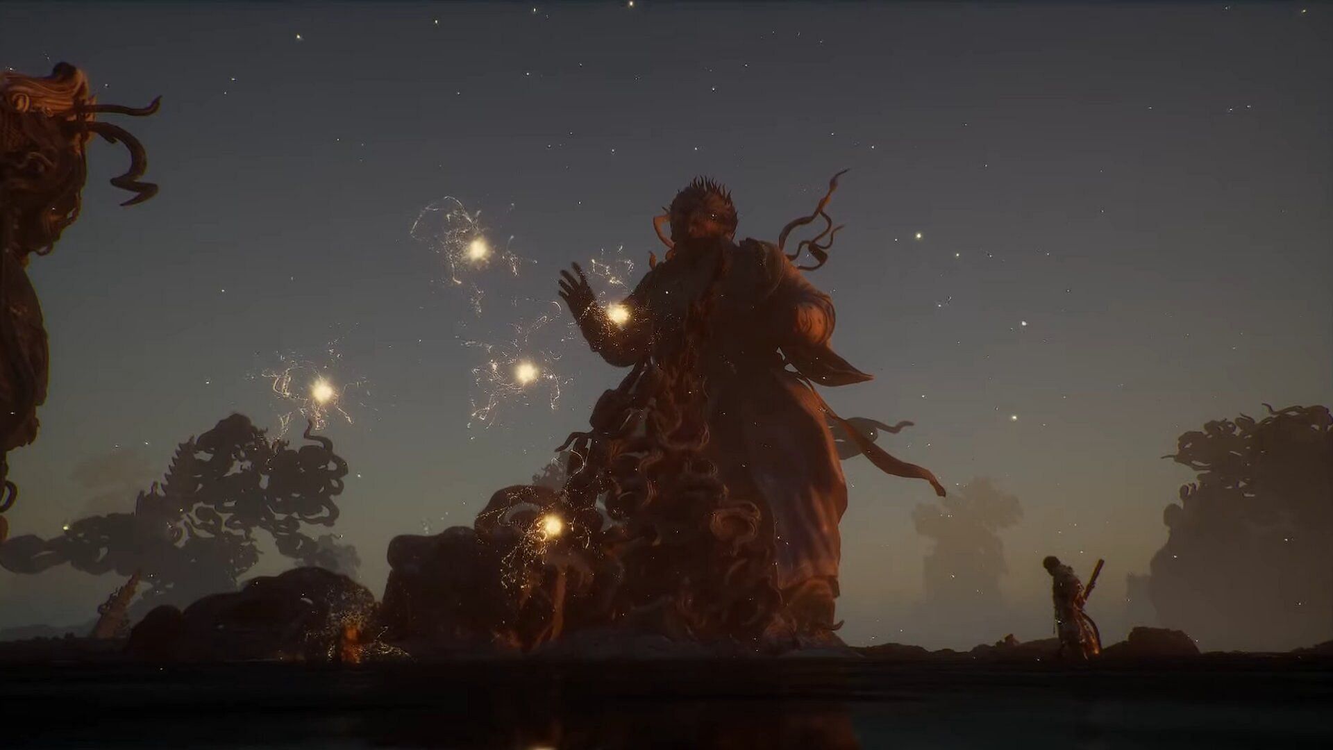 The five senses leave Sage Wukong&#039;s body and enter the Destined One (Image via GameScience)