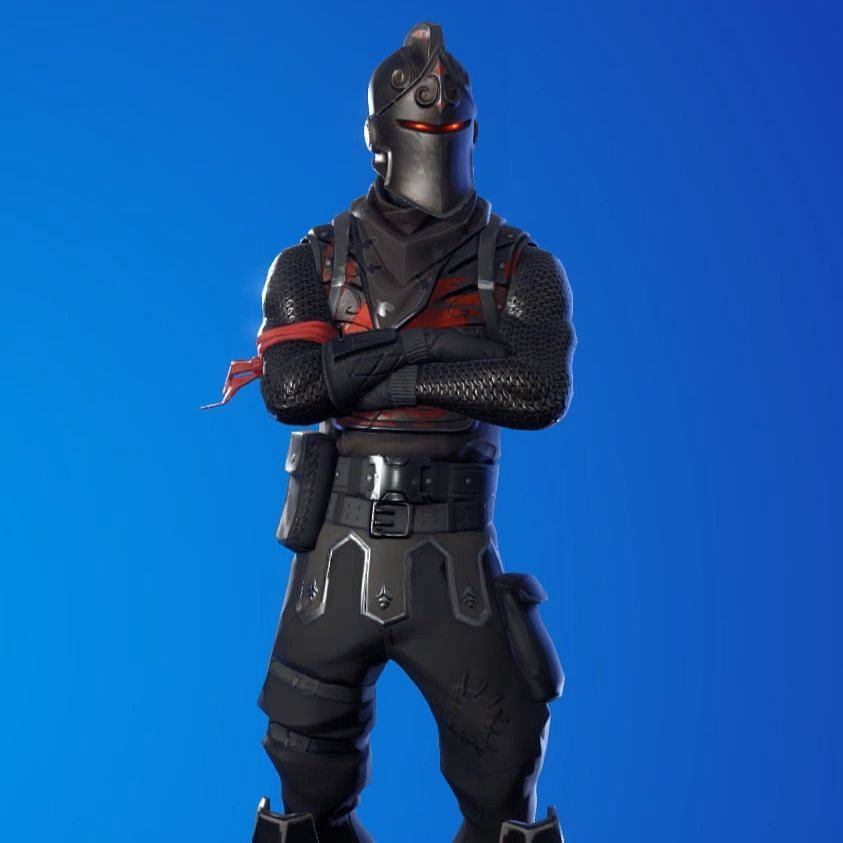 The rugged look and the tough helmet make Black Knight one of the most popular Fortnite skins (Image via Epic Games)