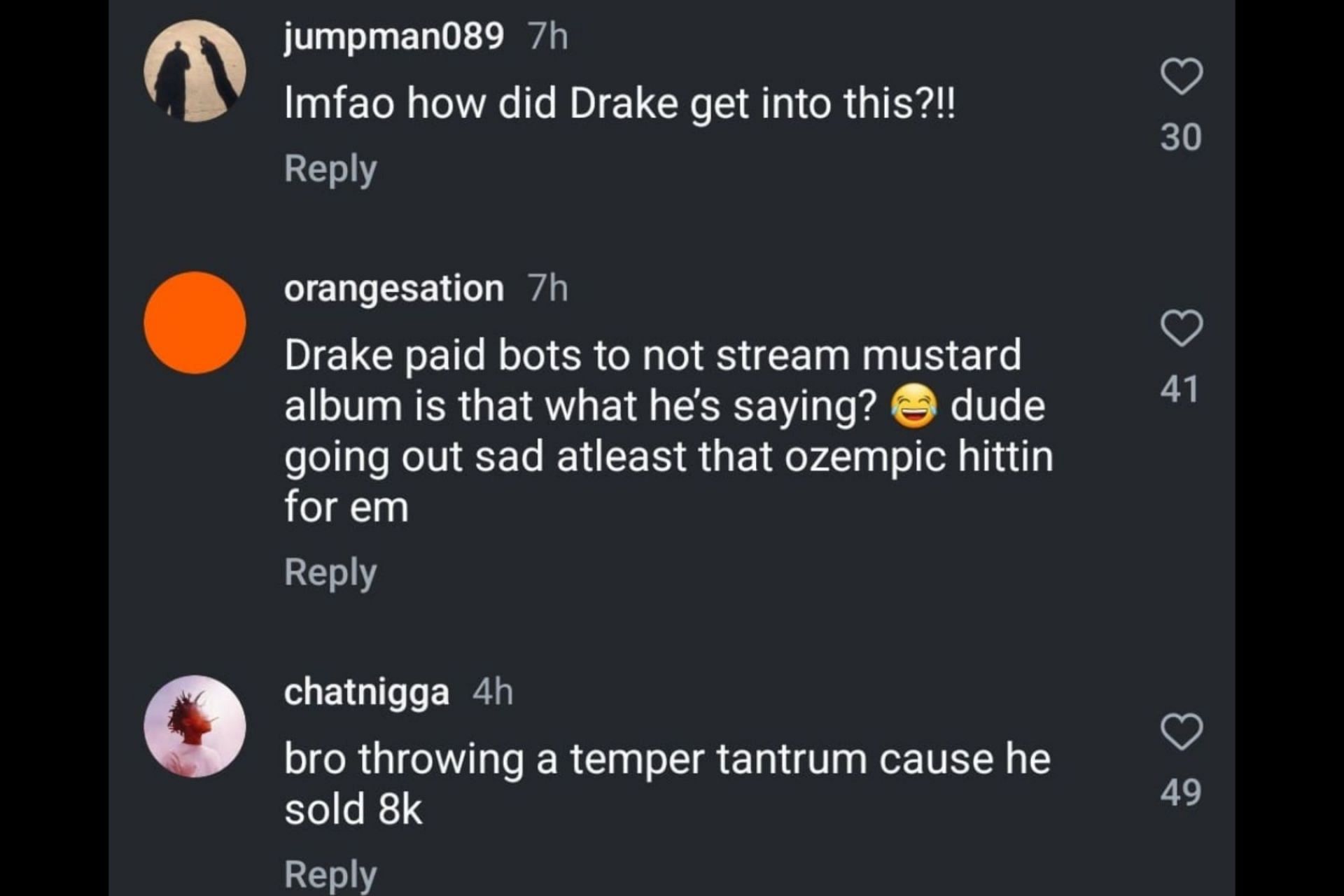 Netizen reacts to Mustard&rsquo;s recent tweets (Image via Instagram)