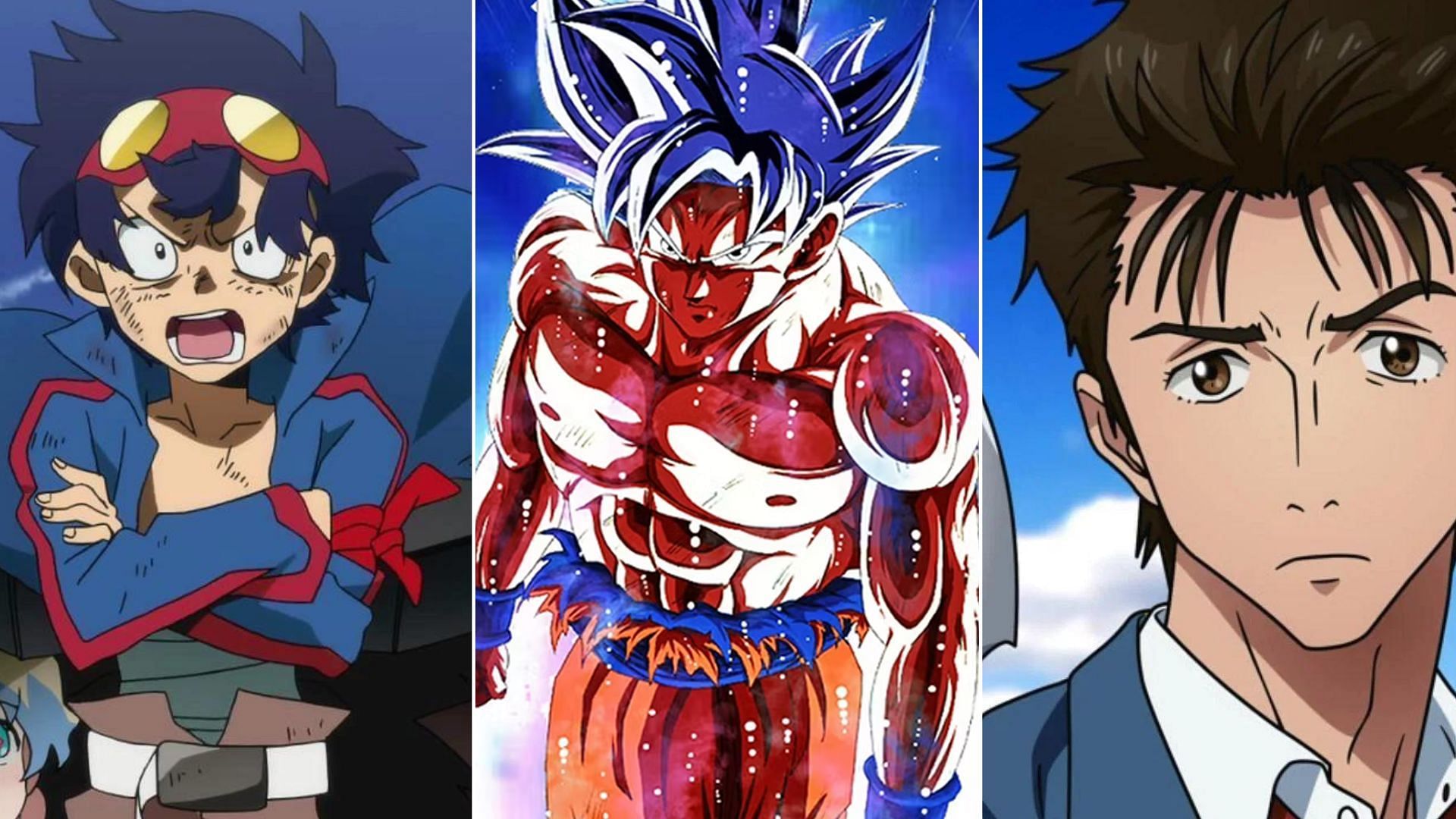 Gurren Lagann, Dragon Ball, Parasyte: The Maxim 