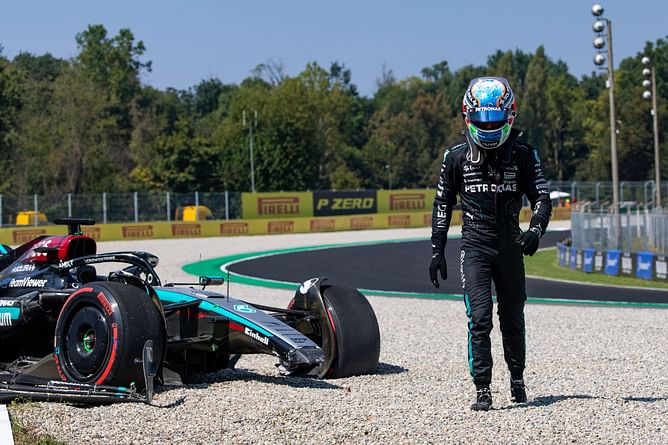 "Kimi all good, all good Kimi": Mercedes boss Toto Wolff's radio message to Kimi Antonelli after his crash goes viral