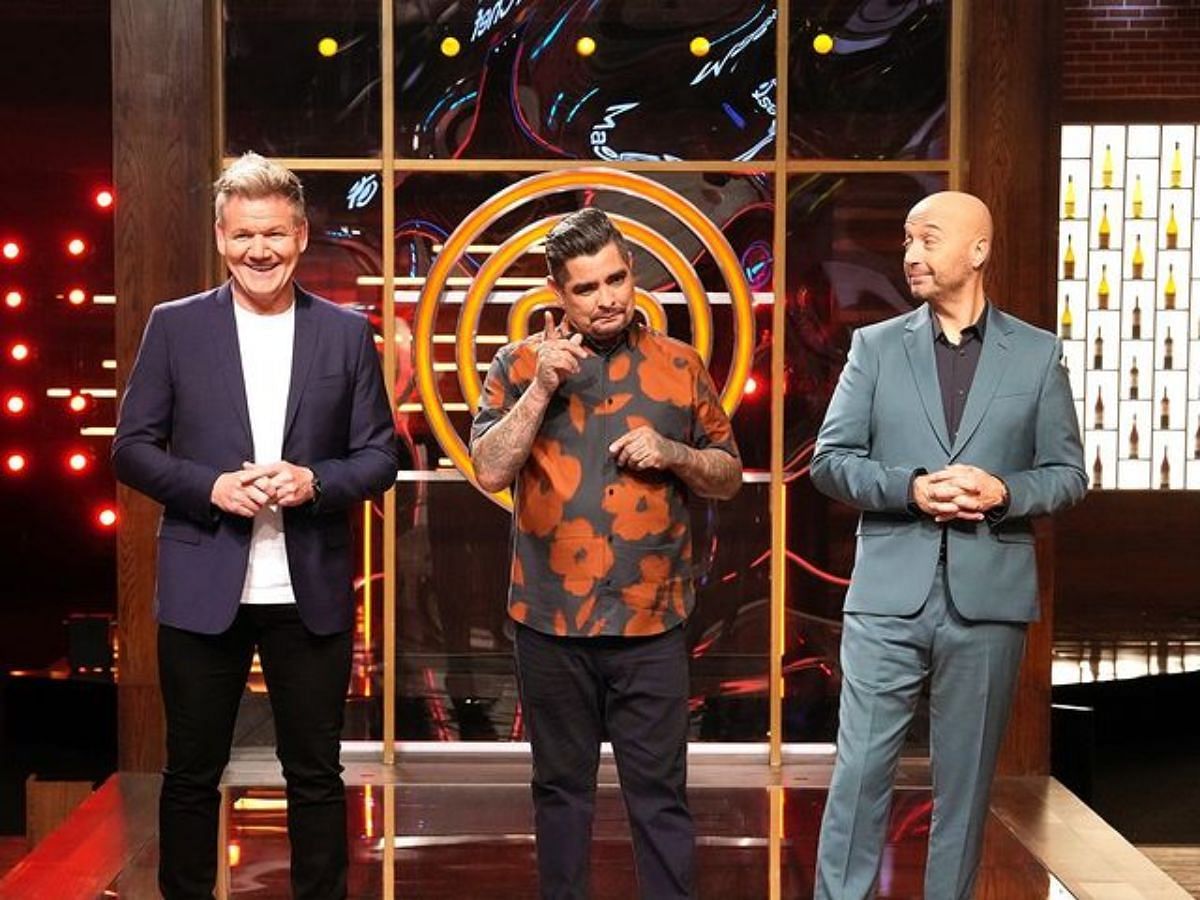 Gordon Ramsay, Aar&oacute;n S&aacute;nchez, and Joe Bastianich (Image via Instagram/ @masterchefonfox)