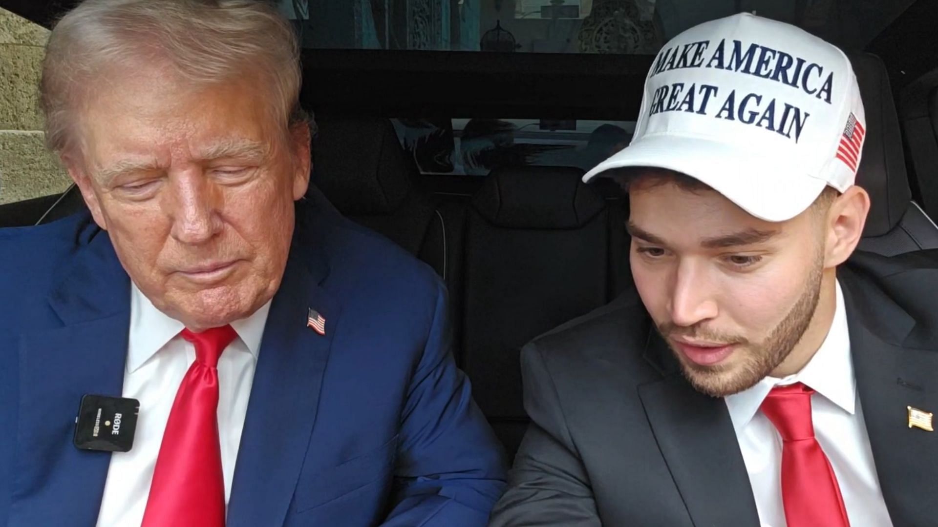 Adin Ross talked to Donald Trump about rapper and &quot;friend&quot; Young Thug (Image via AdinRoss/Kick)