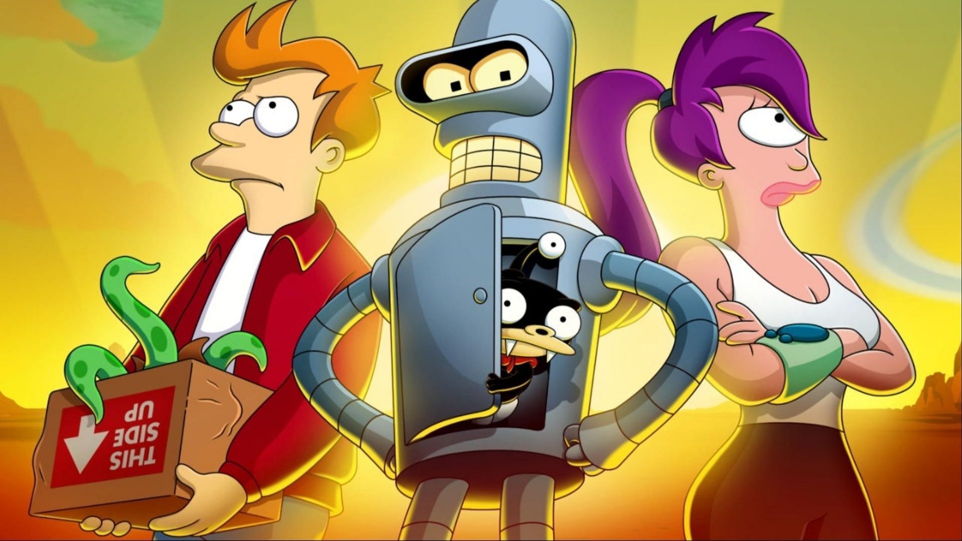 Futurama season 12 complete release schedule (Image via Hulu)