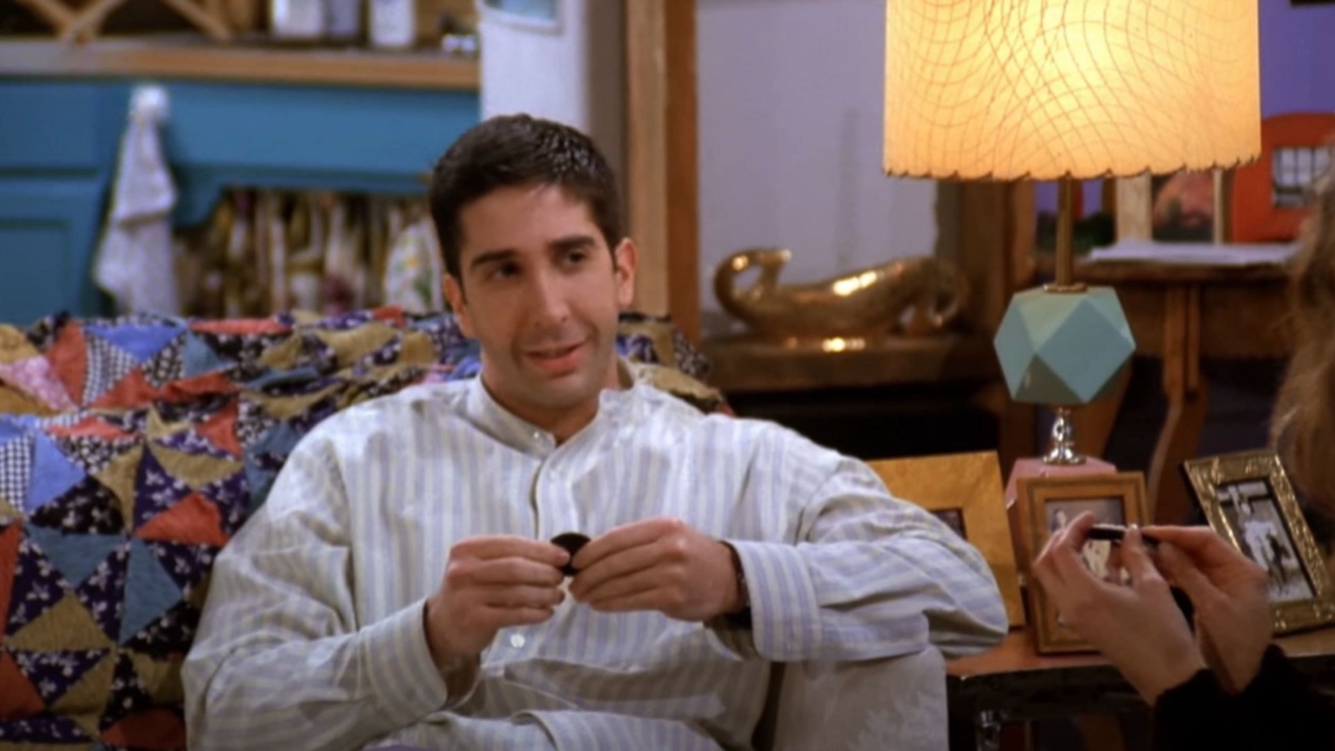 Friends: Ross Asks Rachel Out for the First Time (Image via YouTube/@tbs)