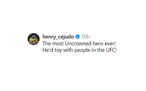 Former UFC champion reacts to Mijain Lopez's wrestling accolades [Images courtesy: @espn on Instagram]