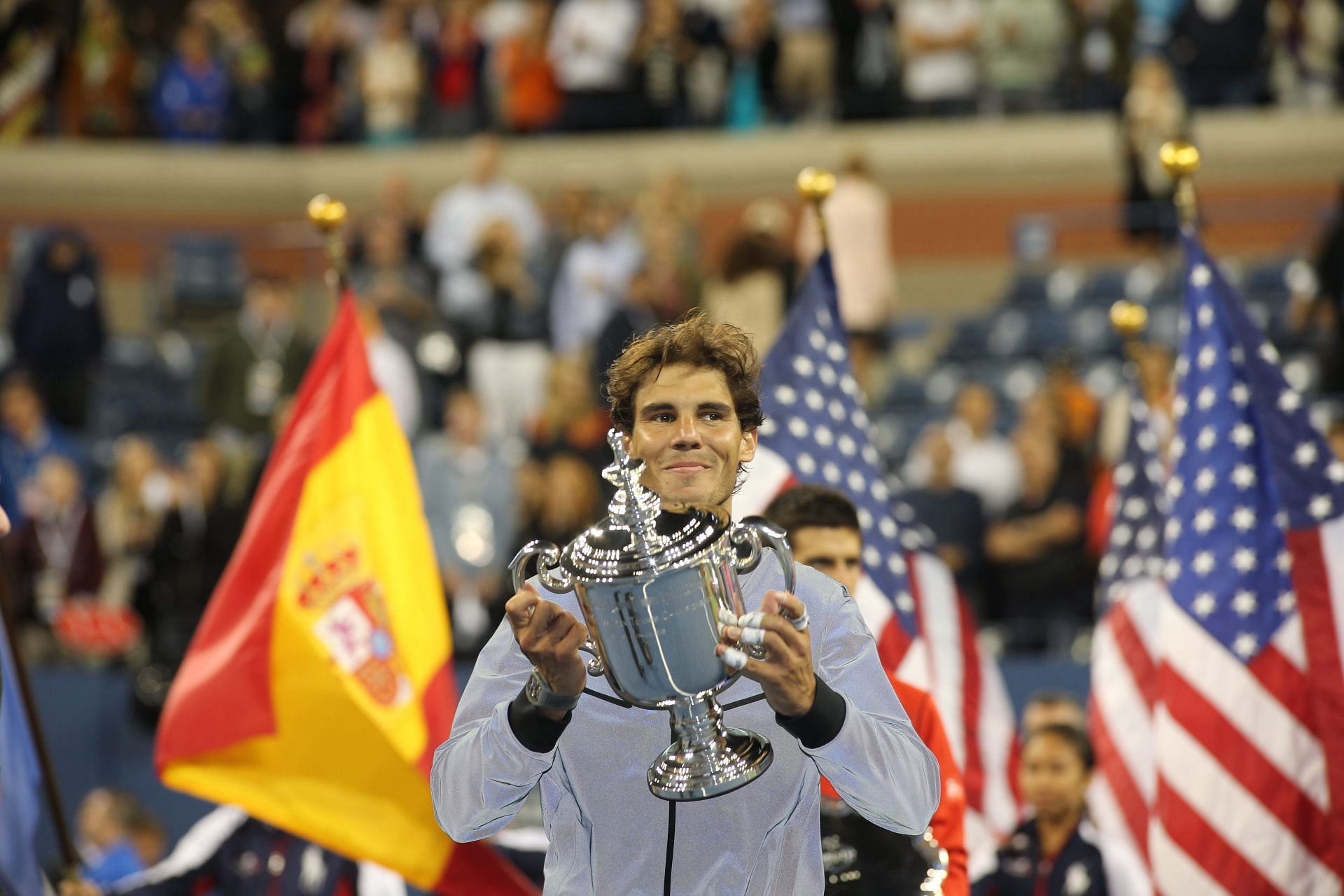 Rafael Nadal pictured at the 2013 US Open (Source: Getty)