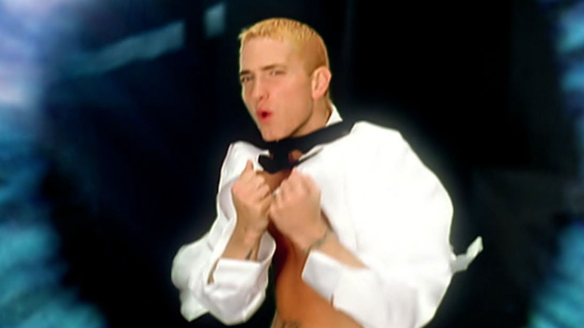 Eminem in the music video of Superman (Image via Aftermath Records)