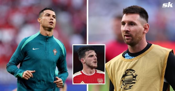 "Don’t think we will ever see a player like that ever" - When Declan Rice picked between Lionel Messi and Cristiano Ronaldo