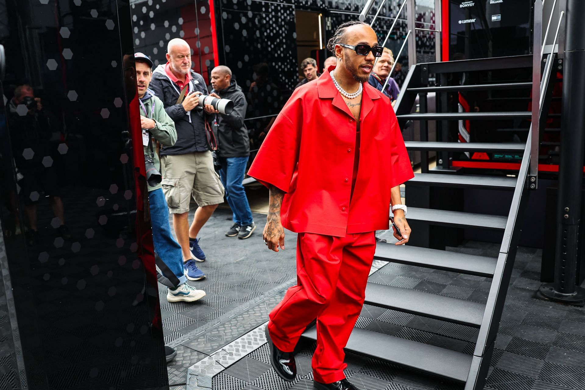 Hamilton during the 2024 F1 British GP (Photo by Kym Illman/Getty Images)