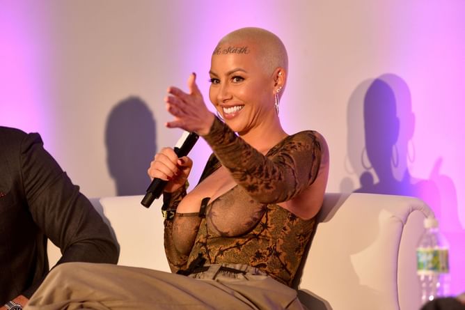 "wasn’t she at the rnc" — Fans react to Amber Rose's thoughts on Megan Thee Stallion's performance at Kamala Harris' rally