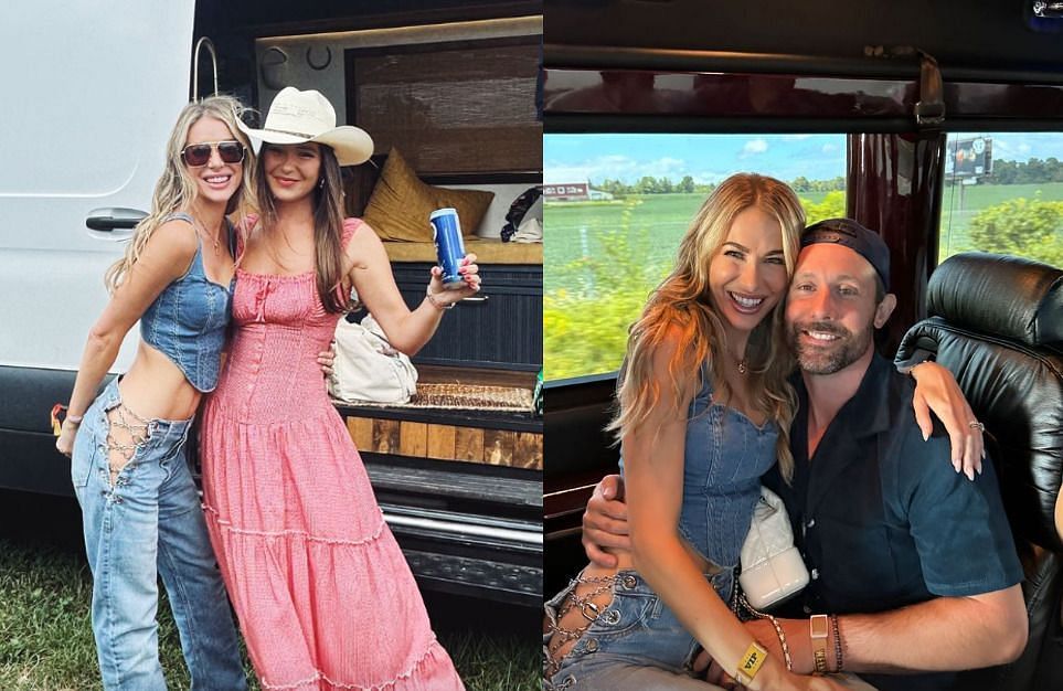 Sam Gagner and wife Rachel attended Boots and Hearts Music Festival (Credit: Rachel Gagner IG)