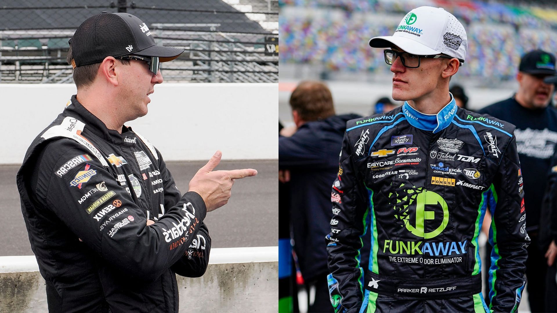 Kyle Busch and Patker Retzlaff