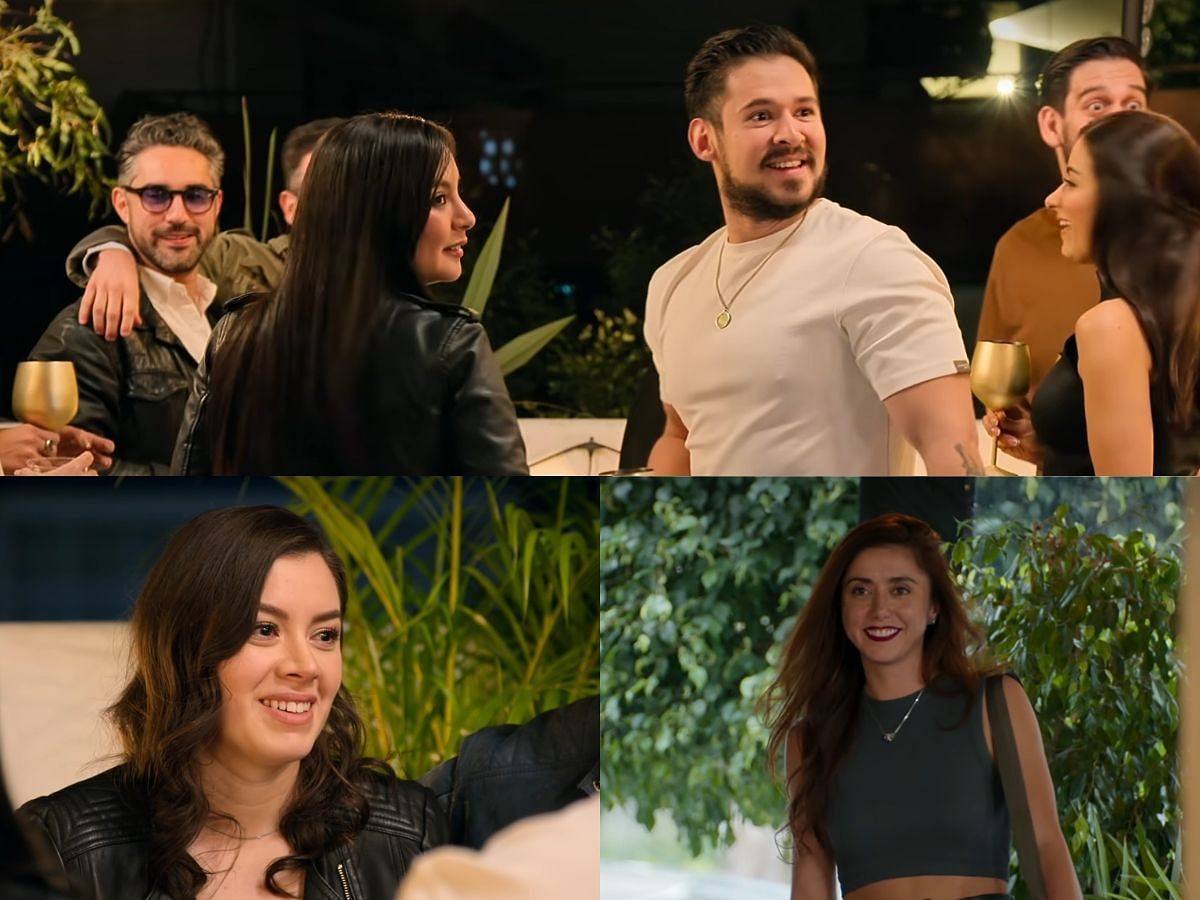 Stills from Love is Blind Mexico preview (Images via Netflix)