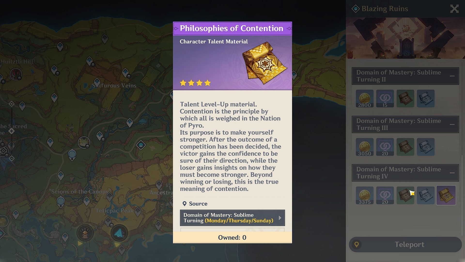 Philosophies of Contention (Image via HoYoverse)