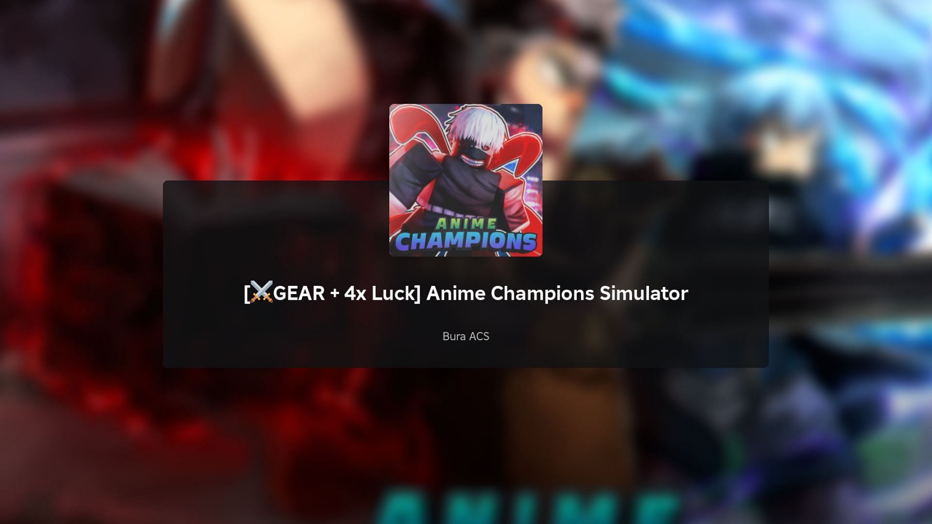 Anime Champions Simulator