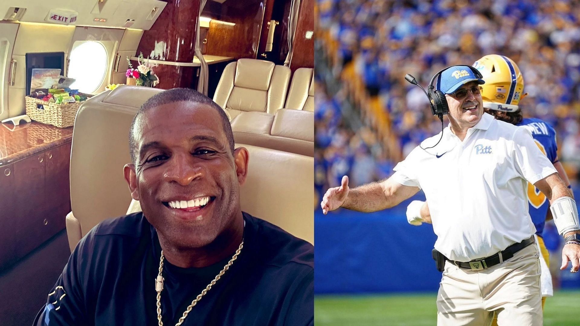 Picture Sources: @DeionSanders (X), coachduzzpittfb (Instagram)