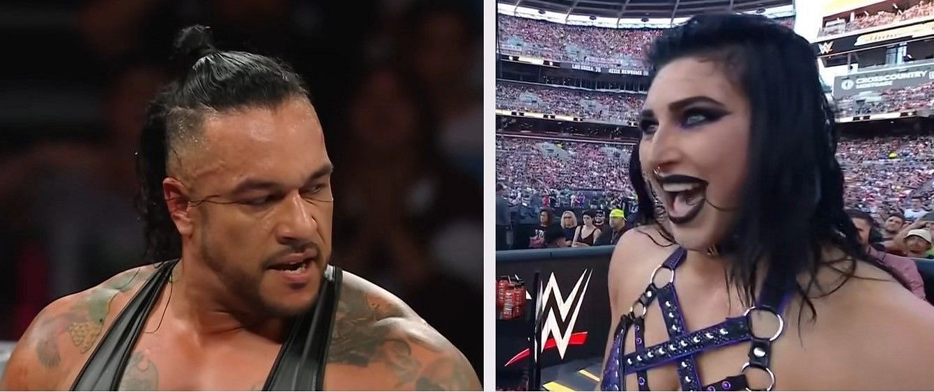 Damian Priest and Rhea Ripley [Image Source: ScreenShot from WWE