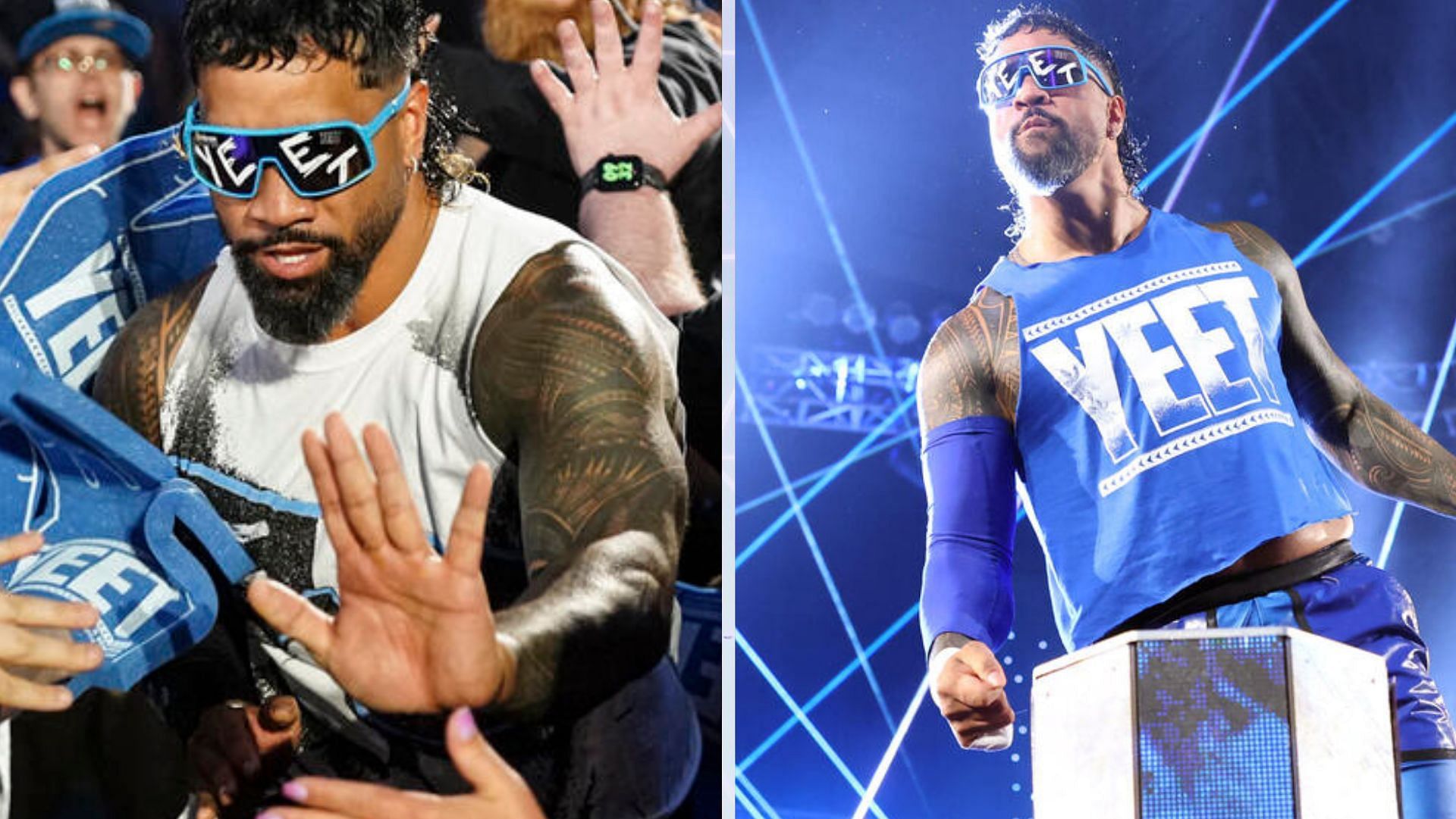 Jey Uso is yet to win his first singles championship. [Images Source: WWE.com