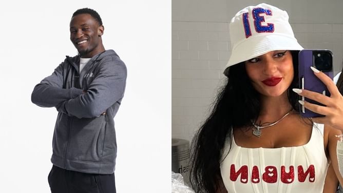 Giants rookie Tyler Nubin's fiancee Farah Alkurdy shows off game day fit for Lions preseason