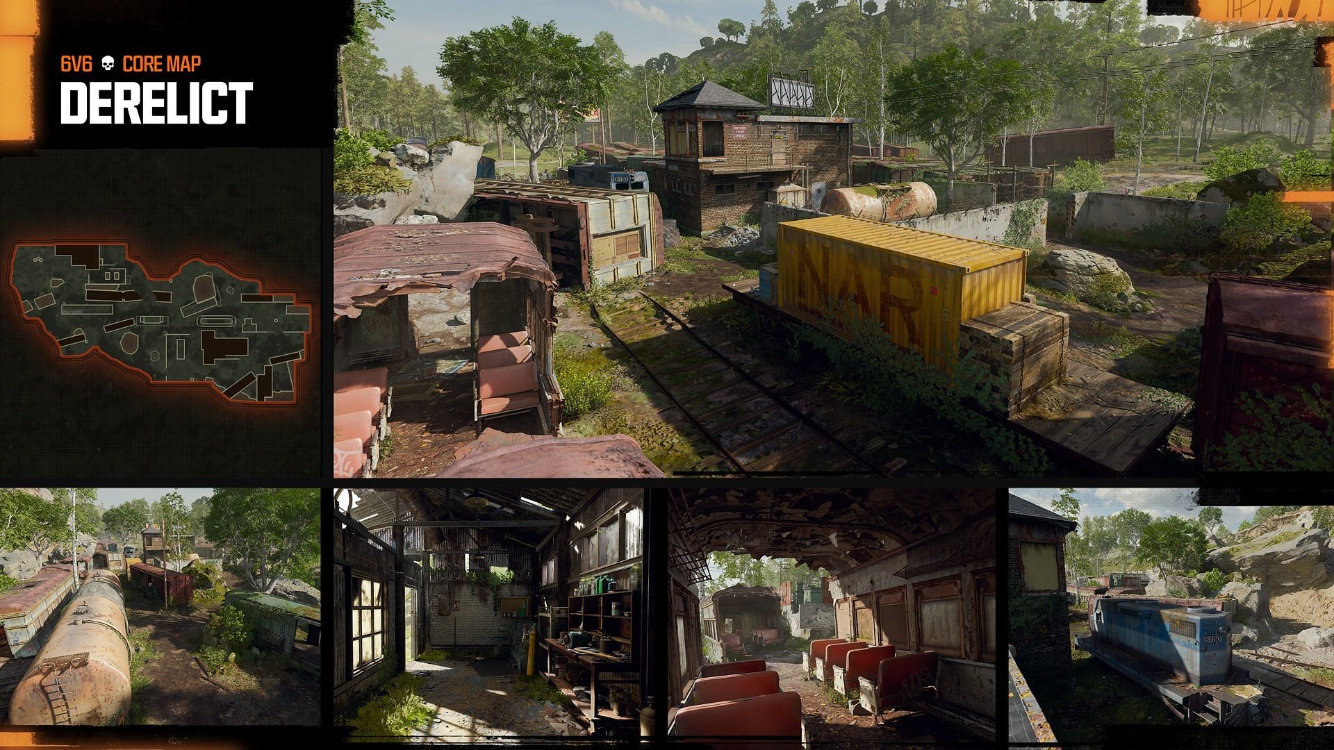 Derelict map in Black Ops 6 multiplayer (Image via Activision)