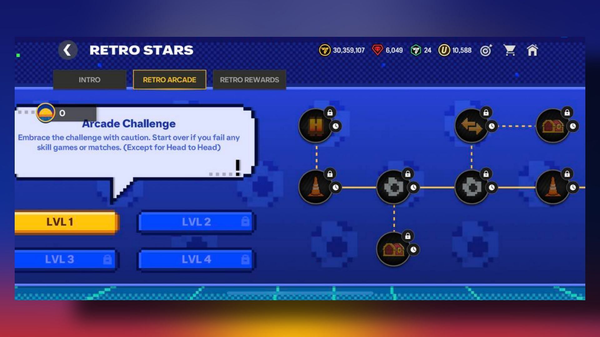 Arcade Challenge in Retro Arcade chapter (Image via EA Sports)