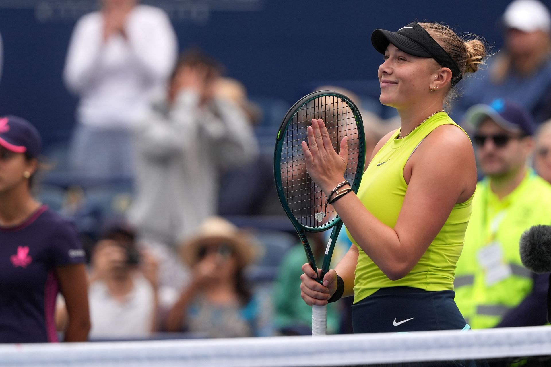 Amanda Anisimova at the Canadian Open 2024. (Photo: Getty)