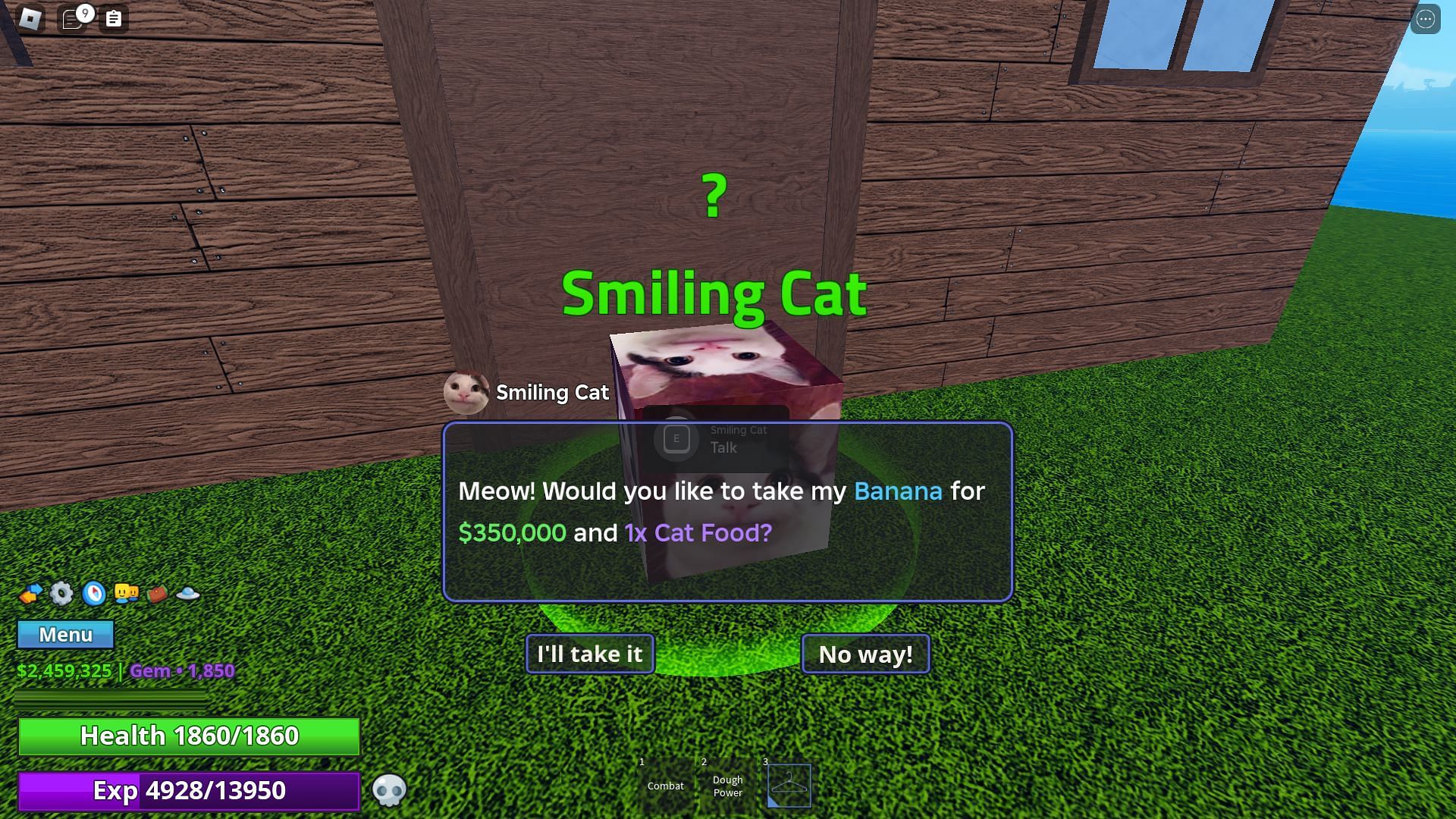 The Smiling Cat (Image via Roblox)