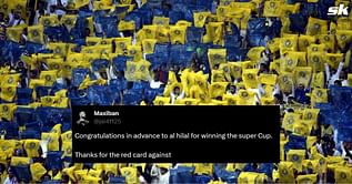 "Congratulations in advance to Al Hilal" - Fans react as Cristiano Ronaldo's Al-Nassr teammate gets sent off in Saudi Cup S/F win