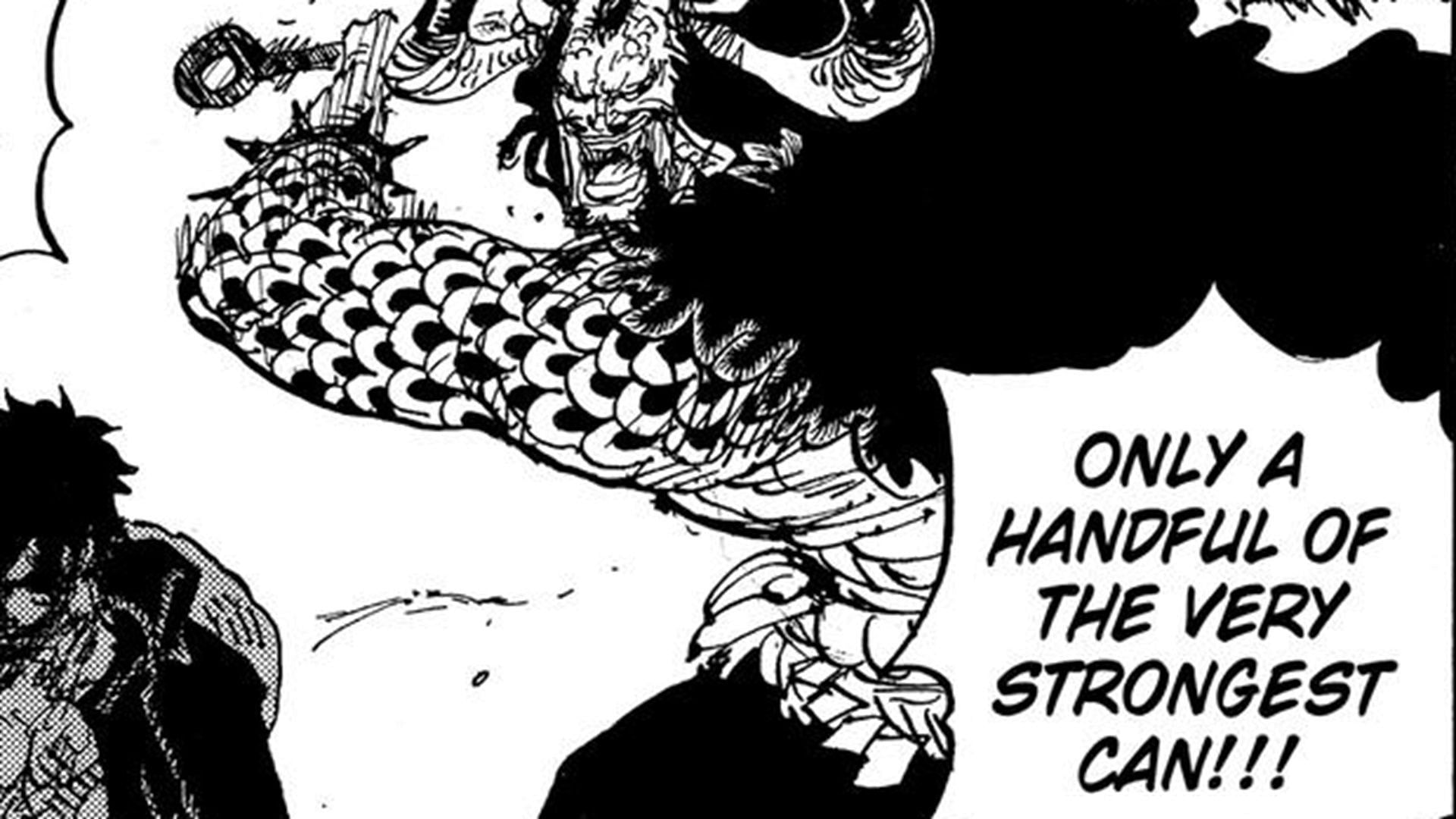 Kaido describes the Advanced Conqueror&#039;s Haki (Image via Shueisha)