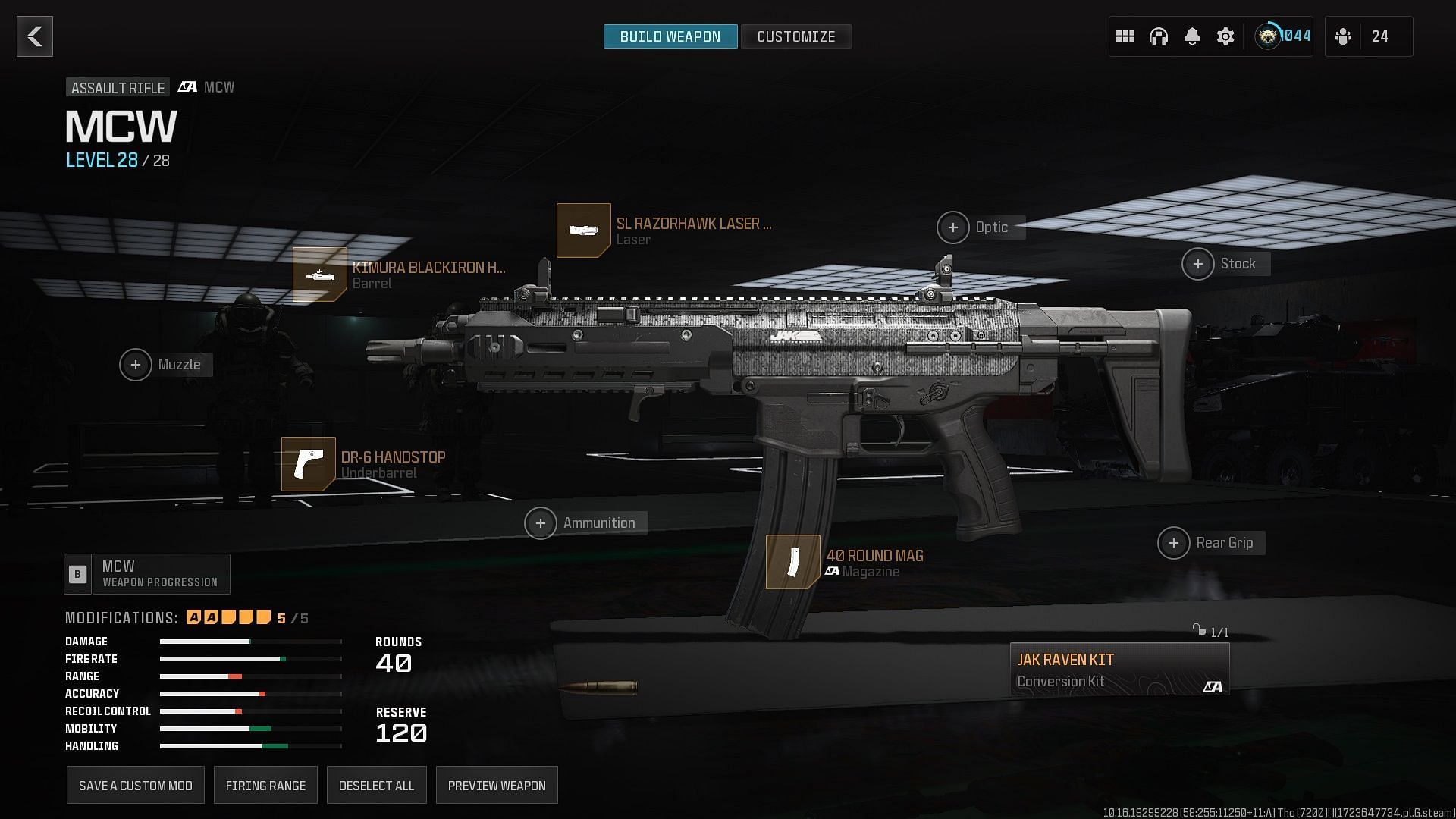 Best MCW SMG loadout in Warzone for low TTK (Image via Activision)